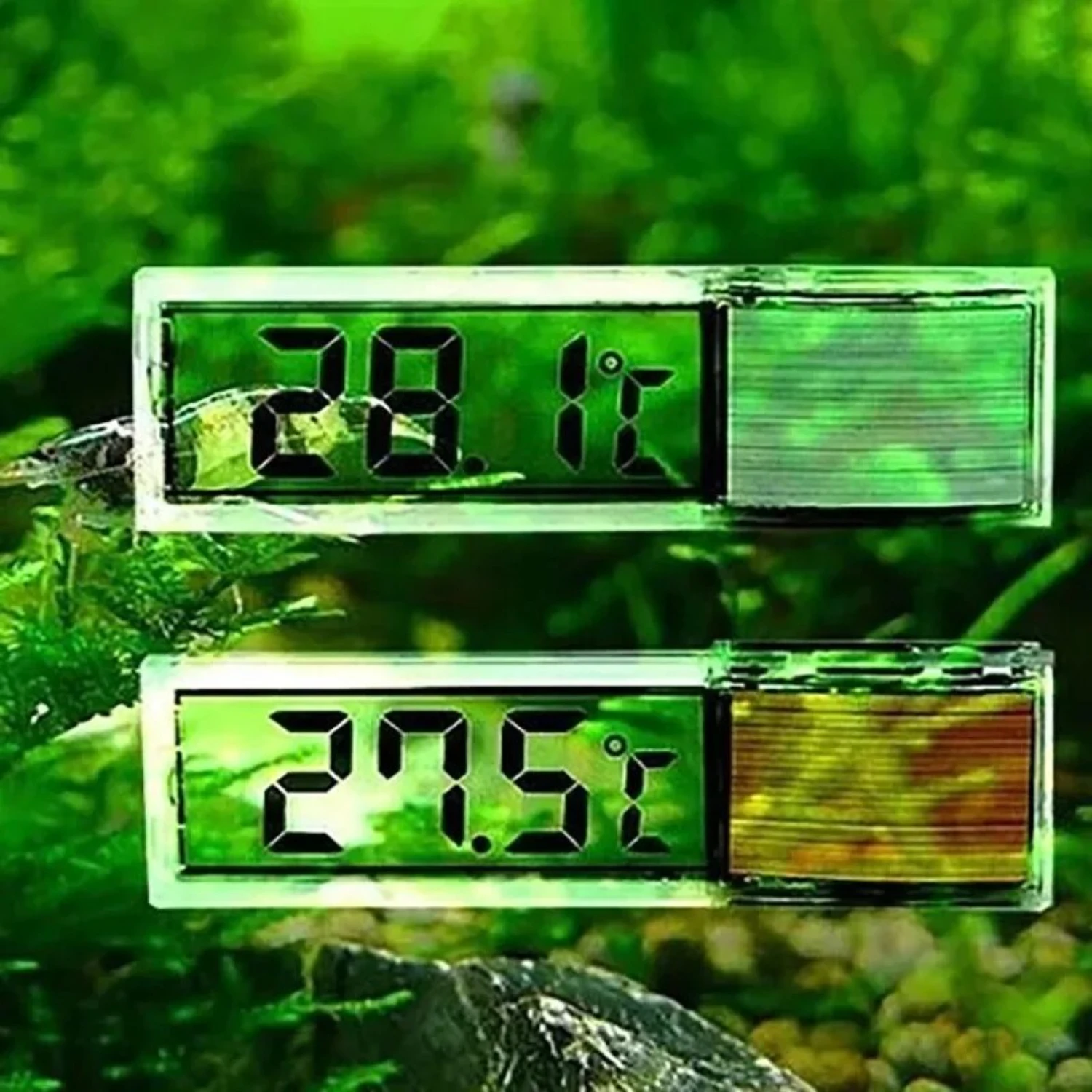 LCD Digital Aquarium Thermometer - Accurate Electronic Fish Tank Temperature Measurement Tool for Precise Fish Tank Temp Monitor