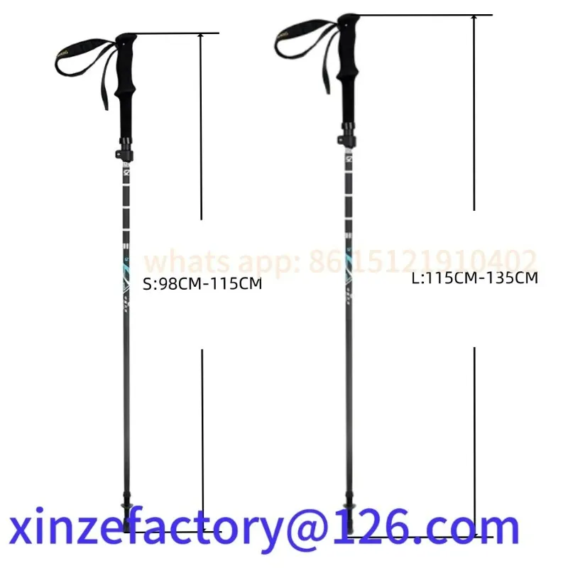 

Be suitable for Carbon Fiber Hiking Portable Walking Sticks Ultralight Collapsible Hiking Poles