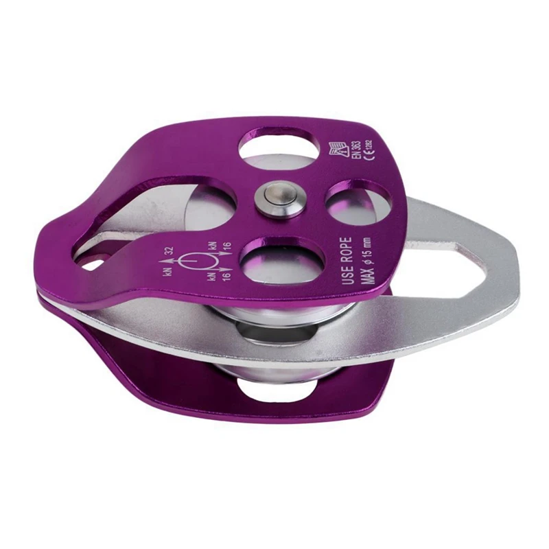 Double Pulley For Hauling System Climbing Rescue Dragging Climbing Double Pulley Lifter Outdoor Climbing Accessories