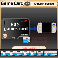 SD Game Card For Anbernic RGcube RG Cube Italian version Retro PS2 PSP Games Android Gaming portable Console Memory TF 64G