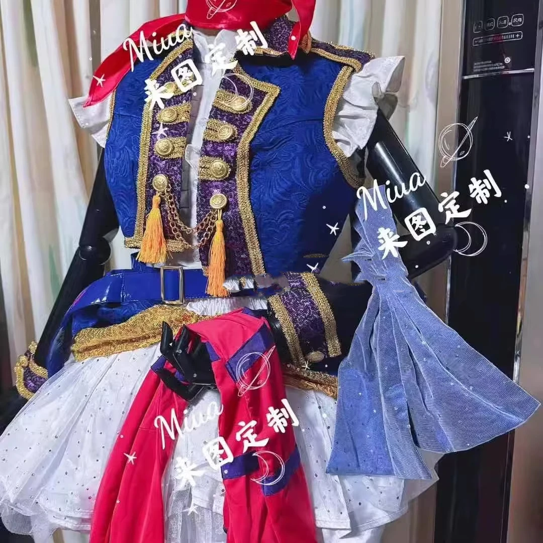 COSMART [personalizado] Anime Lovelive Sonoda Umi pirata etapa Vesion hermoso uniforme Cosplay disfraz fiesta de Halloween traje