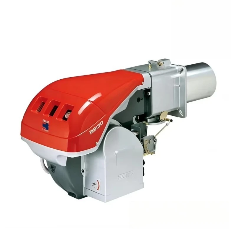 High-efficiency gas burners supplied directly from the factory for precise heating of steam boiler components