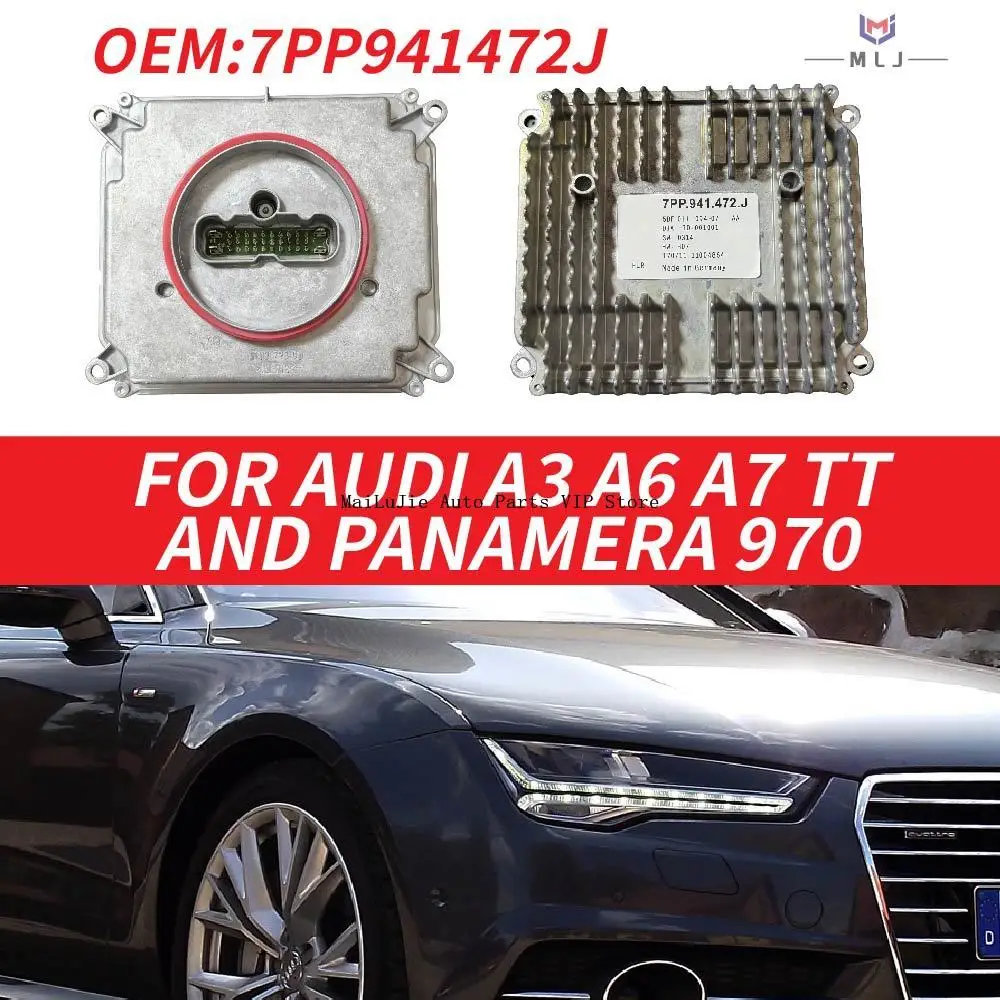 

7PP941472J NEW LED headlight ballast module For Audi A3 A6 A7 TT and Panamera 970 Headlight computer control driver module