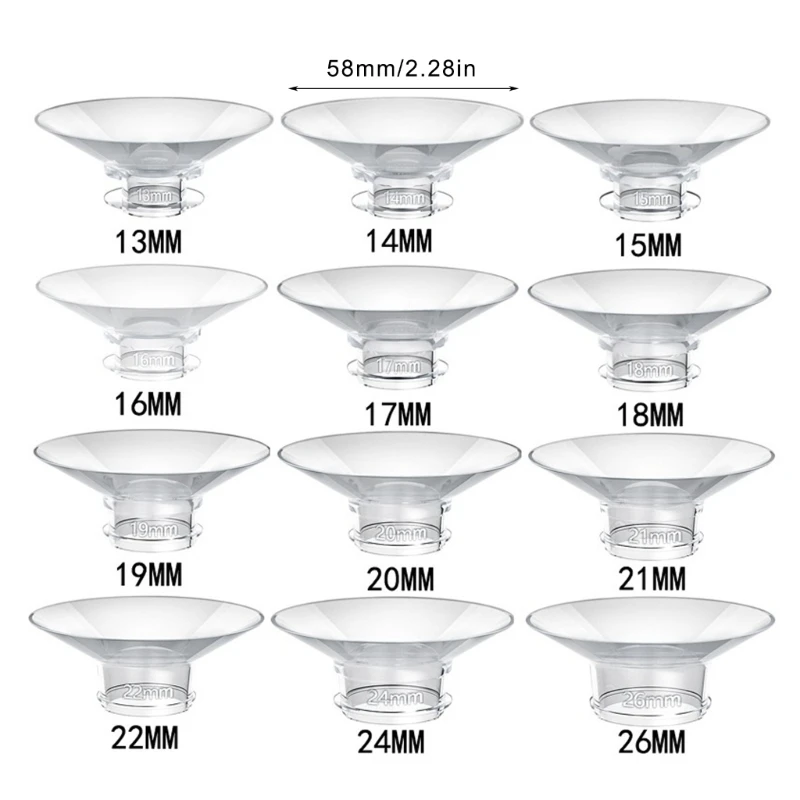 Adaptador bomba silicone amigável para mães, acessório bomba tira-leite conversível, flanges fáceis anexar, bomba