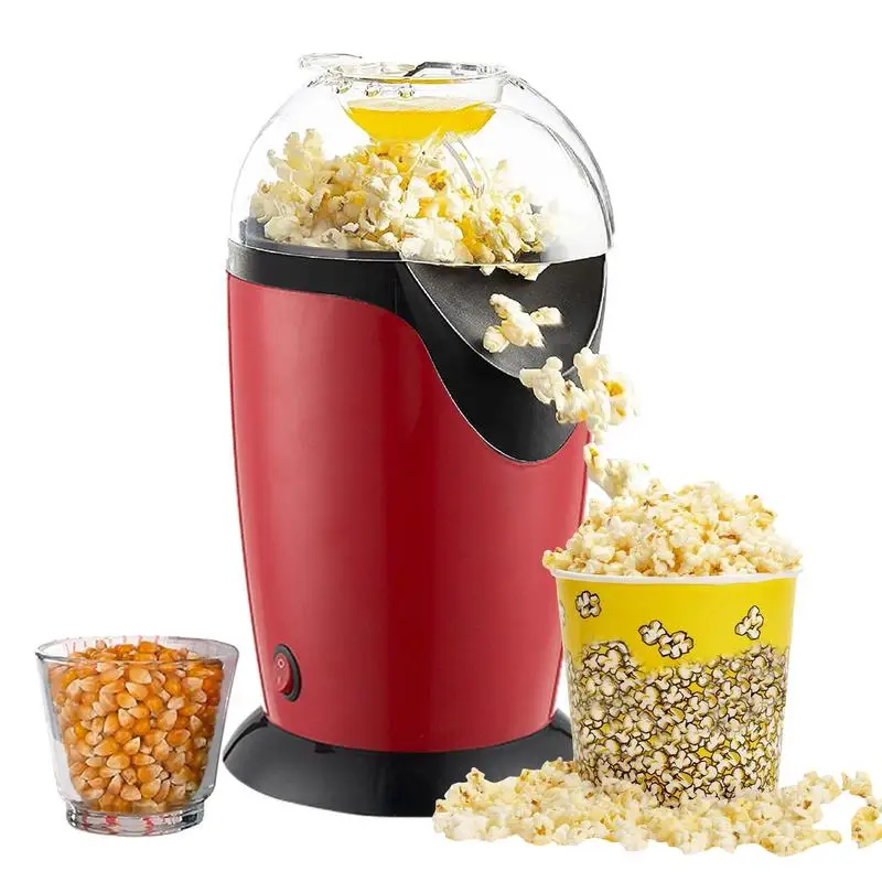 

Automatic Popcorn Maker Air Popcorn Maker Electric Hot Air Popper Oil-Free Popcorn Tool Simple Fast Operation Ideal For