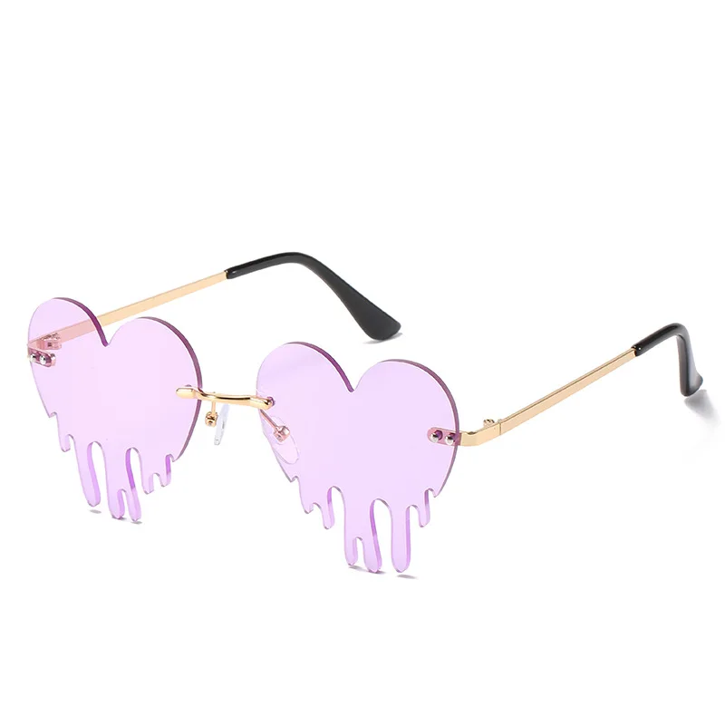 أوروبا والولايات المتحدة النظارات الشمسية شخصية الاتجاه المتخصصة قطعة المحيط الدموع النظارات الشمسية النسائية الجديدة