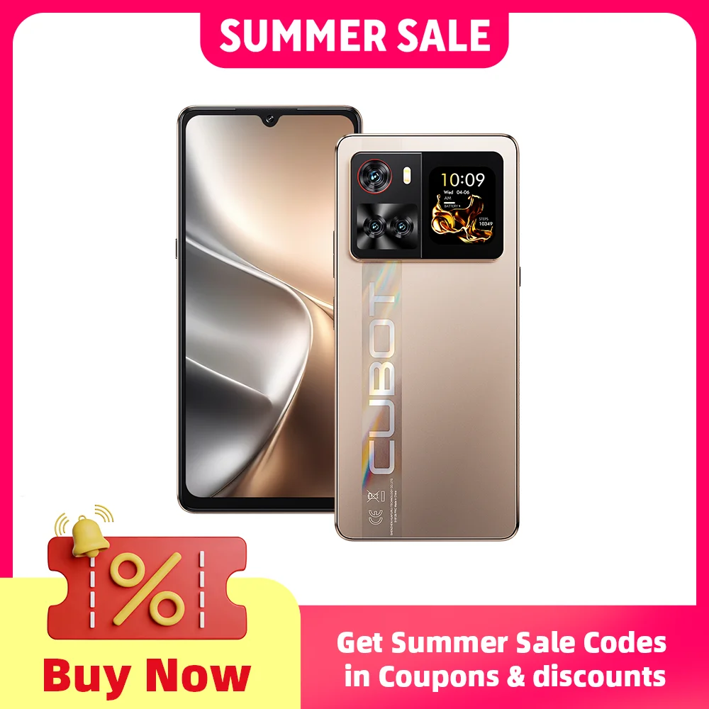 6.88-Inch Android Smartphone 5G Cubot X100, Dimensity 7025, 6nm, 2.5GHz, 16GB(8+8), 256GB, 64MP Camera, 5100mAh Battery, NFC