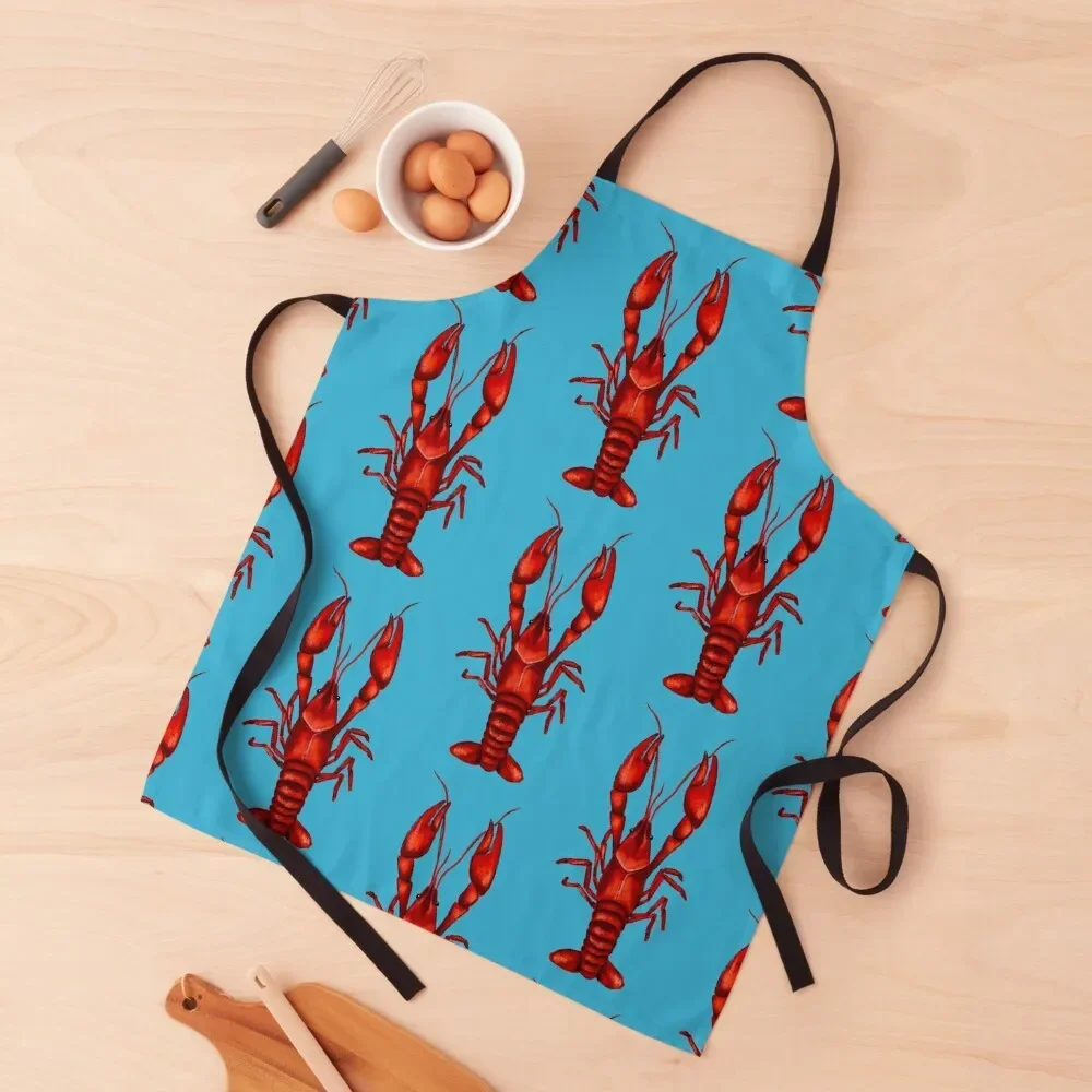 

Louisiana Crawfish Apron kitchen utensil Korean Apron