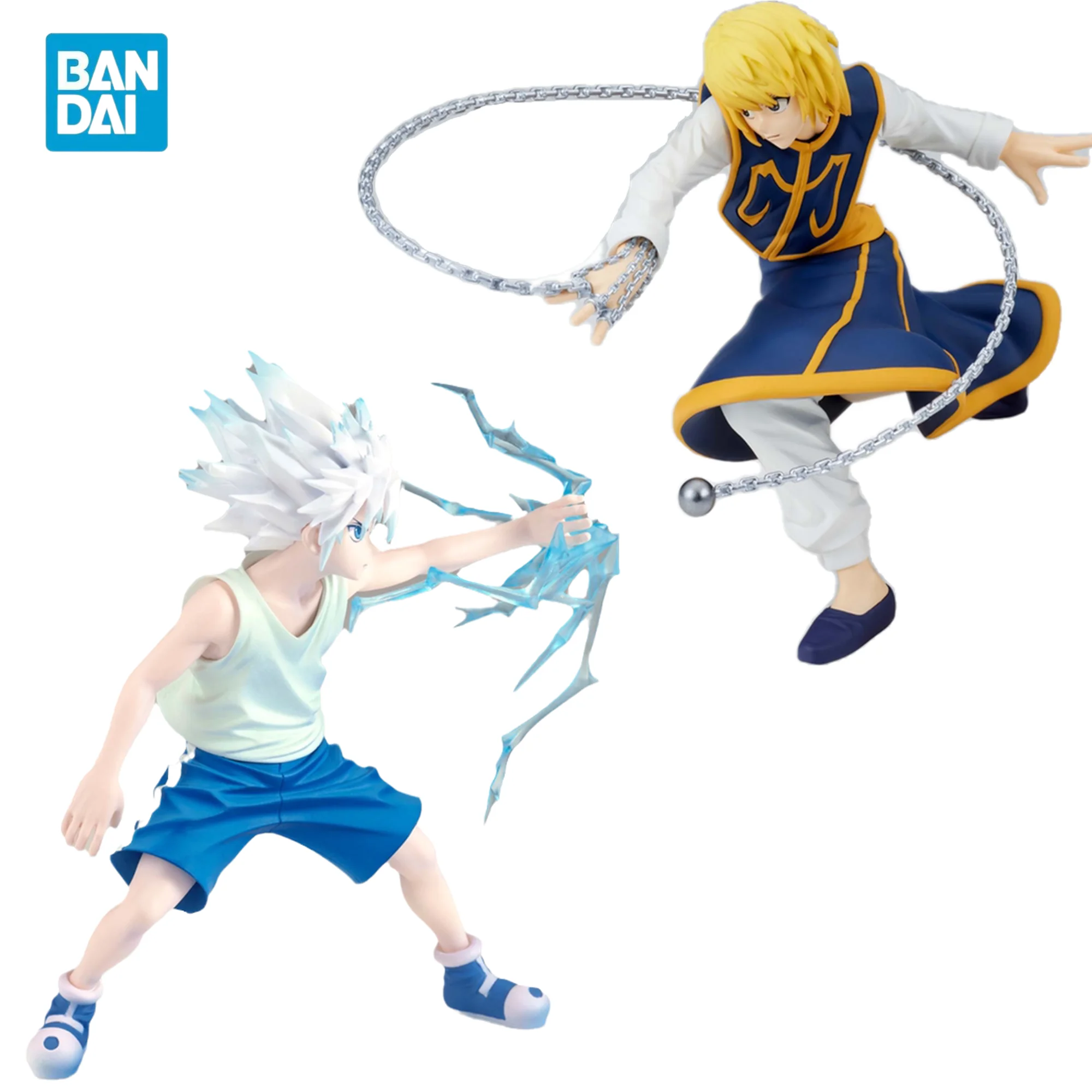 Original BANPRESTO HUNTER X HUNTER VIBRATION STARS Killua Zoldyck KURUAPIKA Anime Action Figure Toys PVC Model Collector Gift