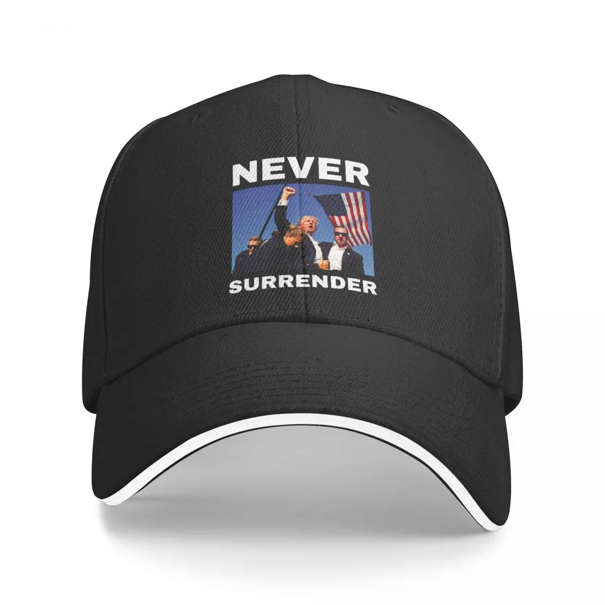 

Donald Trump 2024 Never Surrender Baseball Caps Peaked Unisex Hats