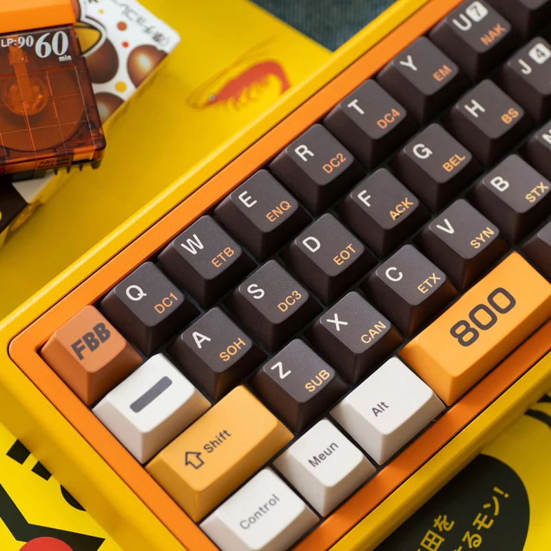 FBB Keycaps 800 ريترو ستايل PBT التسامي الحراري مخصص لوحة المفاتيح الميكانيكية Keycap لملحقات الكمبيوتر سمك 1.7 مللي متر