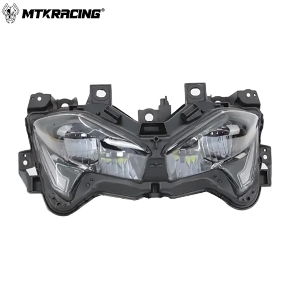 MTKRACING zespół reflektora dla YAMAHA TMAX 530/560 2017-2021 zespół reflektora motocyklowego przednie światło Led wodoodporne