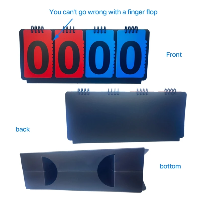 Tabletops Scoreboard Flippers Tabletops Scoring Board Sports Competition Score Board Flippers for Indoor Outdoor Sports