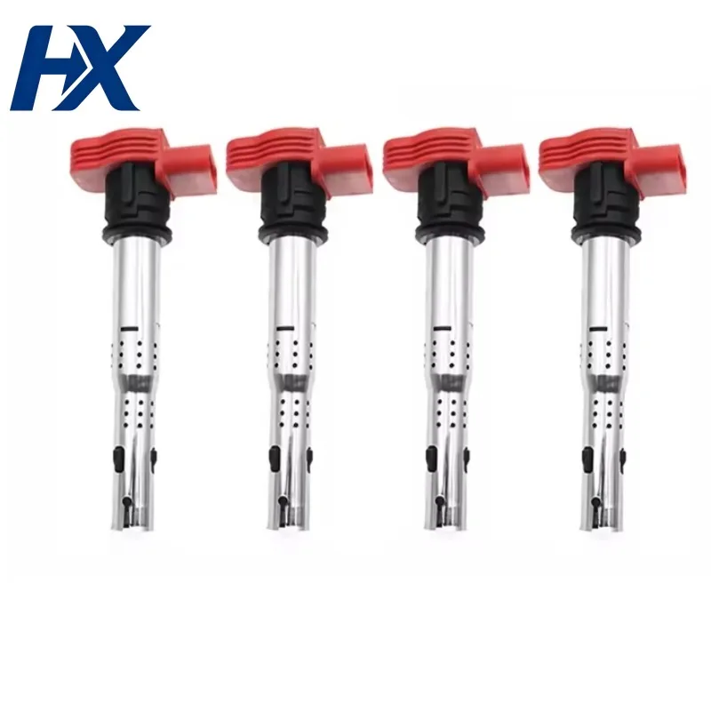 

06E905115F 06D905115D 4Pcs Car Ignition Coil For Audi A4 A5 A6 A7 A8 Q5 Q7 Porsche Cayenne Panamera VW Touareg 2007-2018