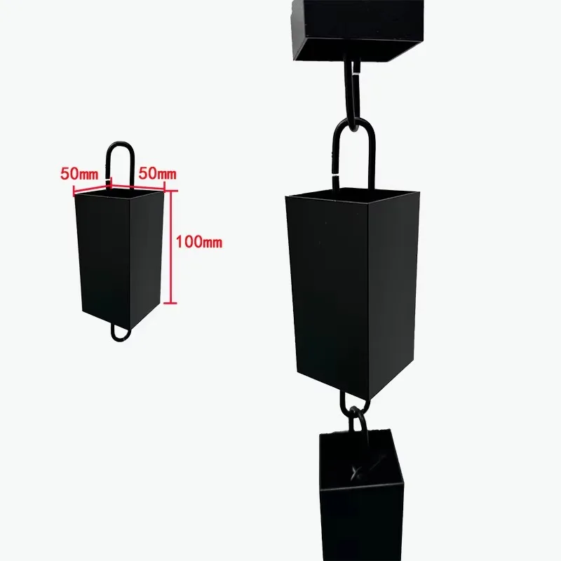 

Rain chain Garden water guide drainage chain Square pipe drainage chain