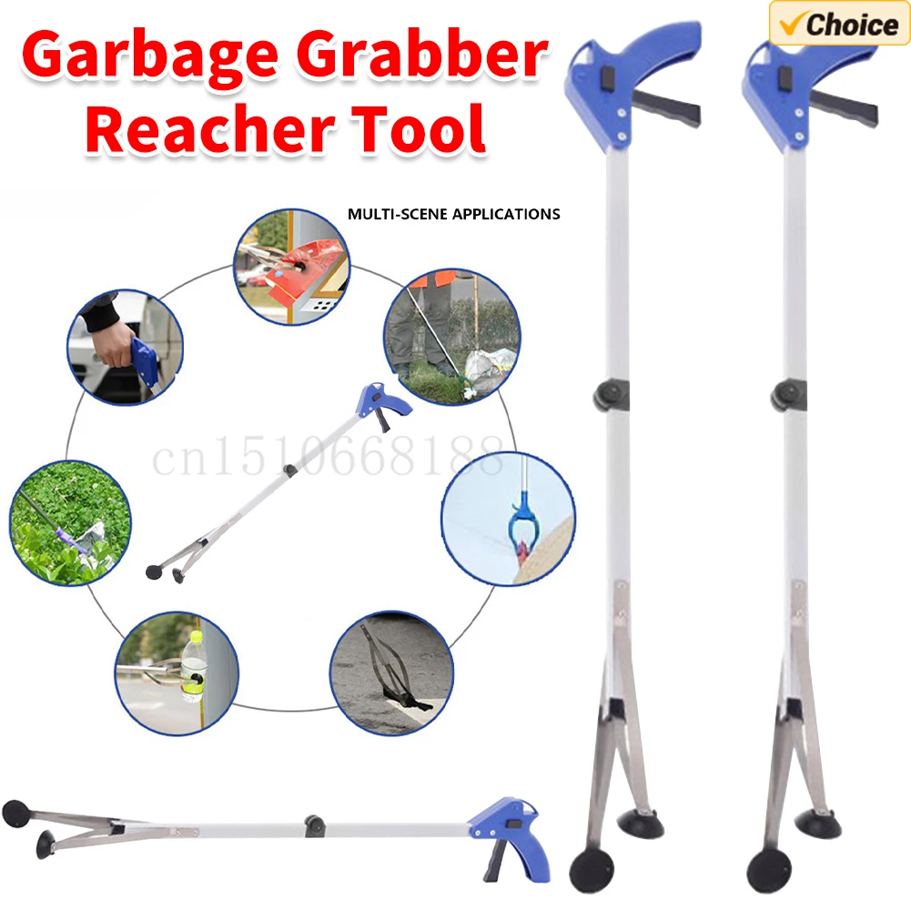 1/2/3Pcs Müll Grabber Reacher Werkzeug Klapp Müll Clip Picker Erweiterte Picker Zangen Sanitär Pickup Reinigung liefert
