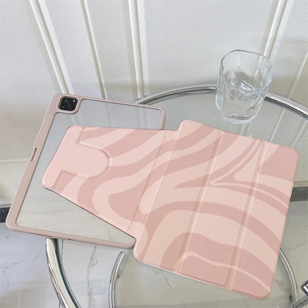 

360 ° Вращающийся складной чехол для легкой защиты вашей подушечки: совместим с iPad Air 6, Air 5,4,10,2024, air m3/a16 2025