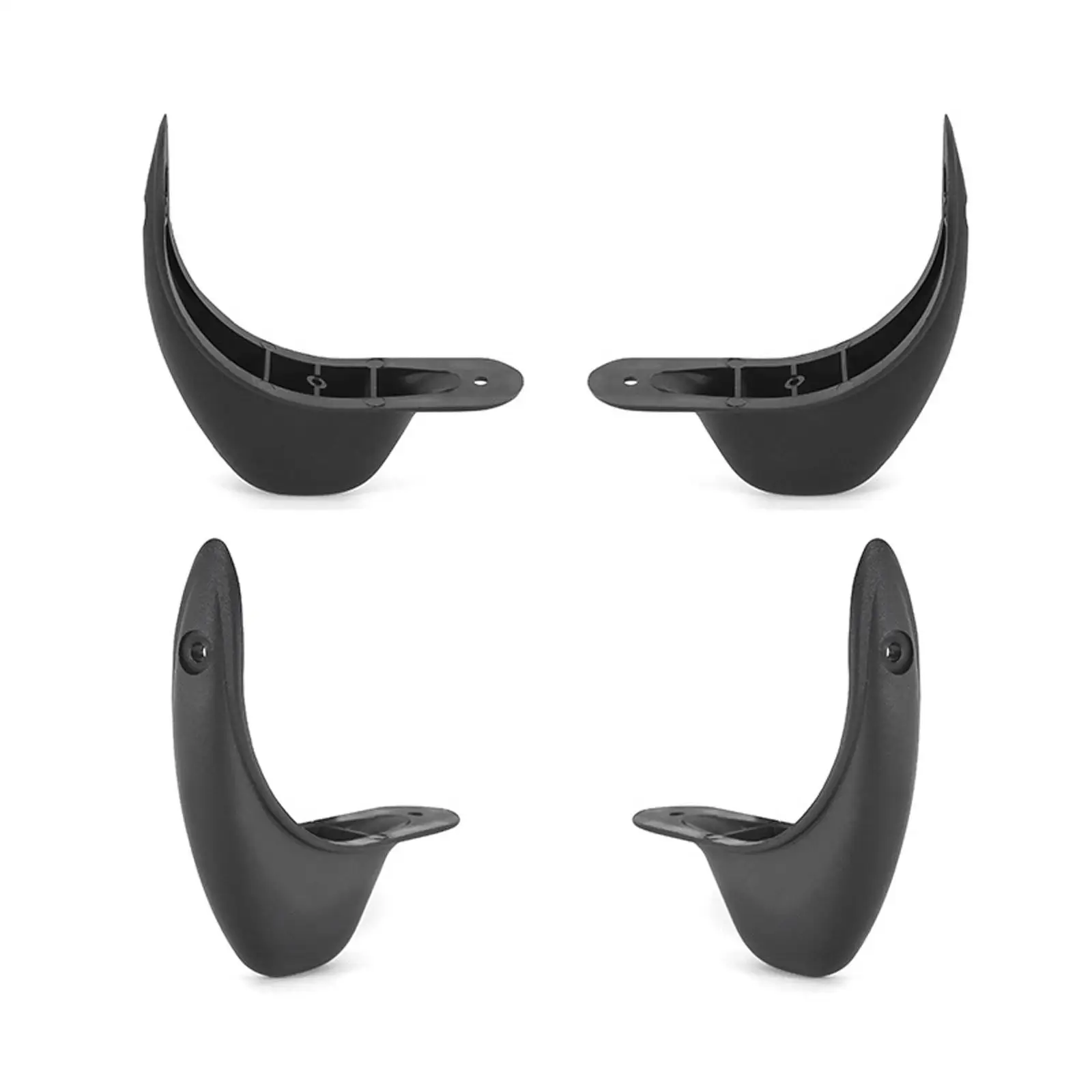 Replacement Suitcase Feet Studs Black PP Plastic Bottom Side Stand Pads for Luggage Travel Bags Wood Boxes Durable Wear