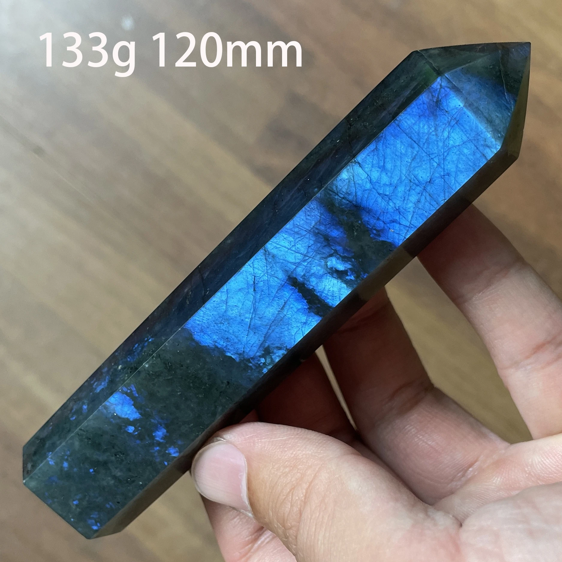 

Natural Stone Labradorite Crystal Tower Home Decoration Rock Quartz Wand Point Polished Obelisk Healing Gift