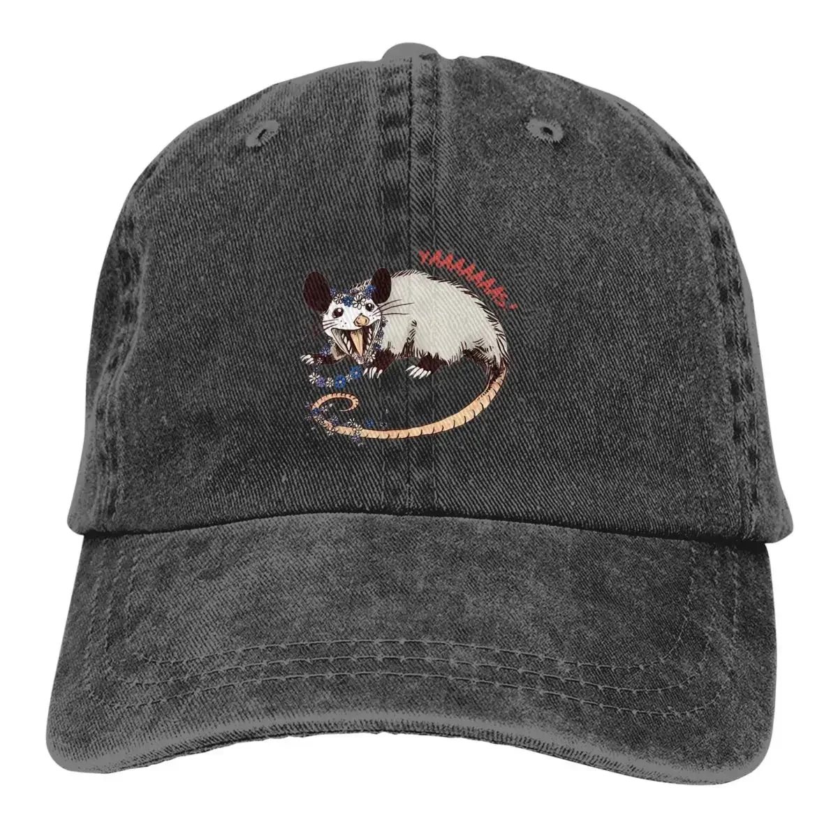Daisy Chain Opossum Possum Yaaaas! Baseball Caps Peaked Cap Sun Shade Hats For Men