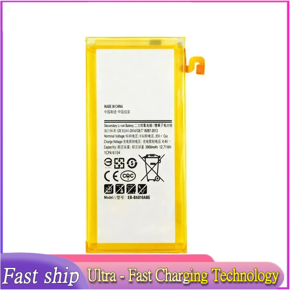 

Аккумулятор EB-BA810ABE для Samsung Galaxy A8 2016 SM-A8100 SM-A810F SM-A810YZ SM-A810S A810F DS SM-A810 A8100 A810 A810YZ A810S