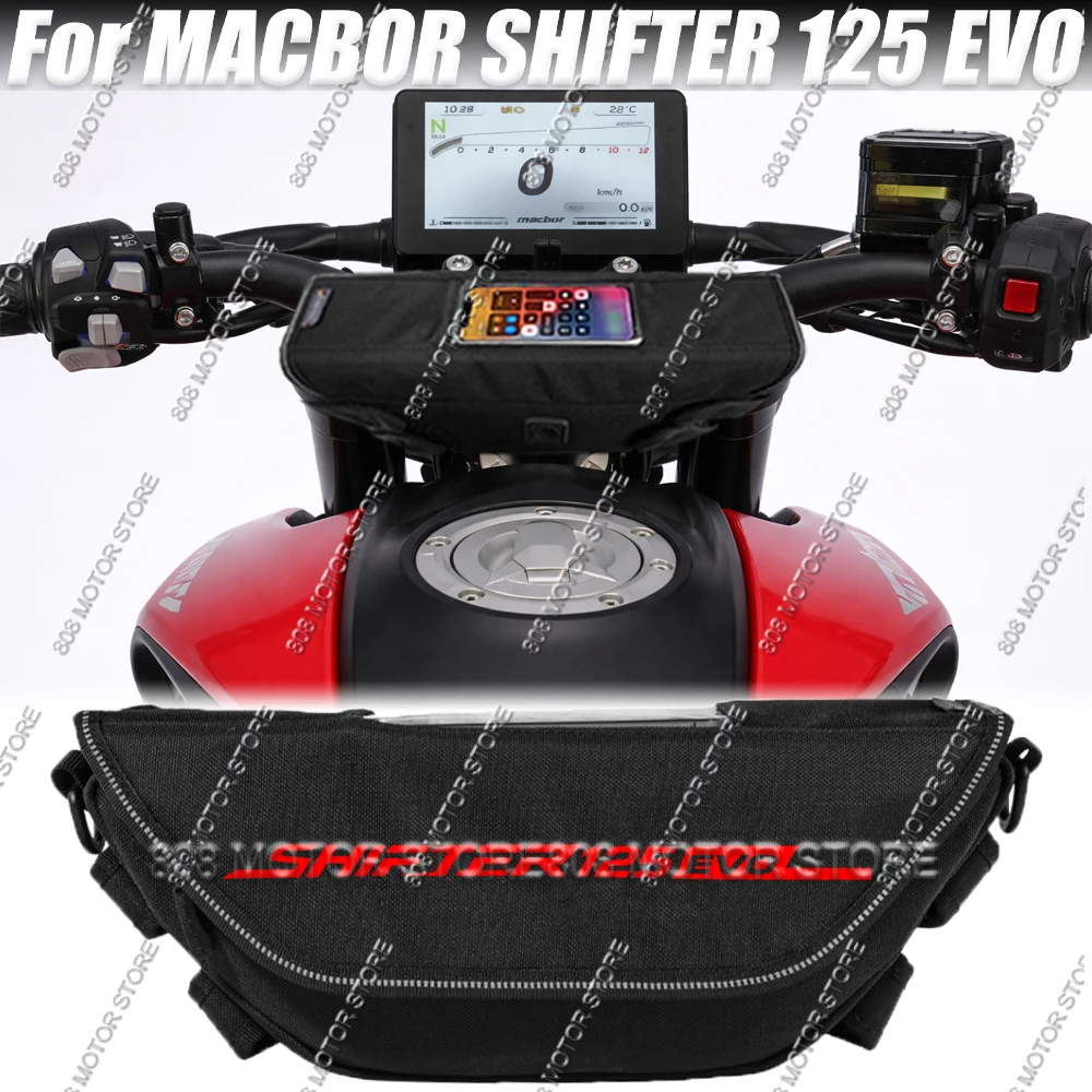 For Macbor Shifter 125 evo Motorcycle accessories tools bag Waterproof And Dustproof Convenient travel handlebar bag