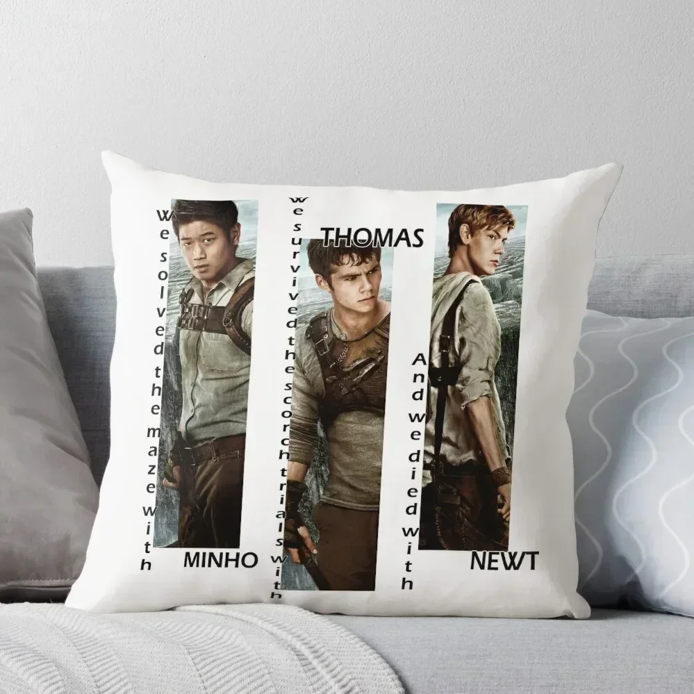 

Maze Runner - Minho, Thomas, Newt Throw Pillow Pillow Covers Decorative sleeping pillows pillow