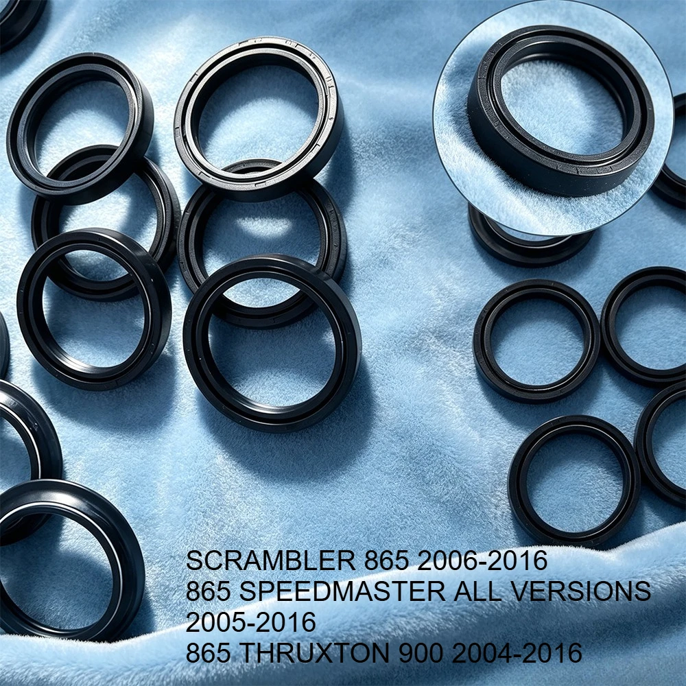 

4/8/16pc 41x53x8/10.5 41*53 Front Fork Oil Seal For TRIUMPH SCRAMBLER 865 SPEEDMASTER ALL VERSIONS 05-16 865 THRUXTON 900 04-16