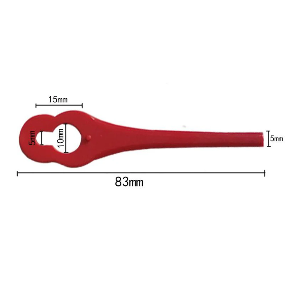 40pcs Lawn Mower Plastic Blades Cordless For IAN 311046 For PRTA 20-LiA1 LIDL Garden Grass Trimmer Brush Cutter Parts