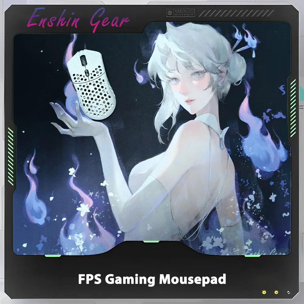 

Enshin Gear Magic Flame V1 Mousepad Smooth E-sports FPS Gaming Mousepad 3.5mm Non-Slip Gaming Accessories Valorant APEX Gifts