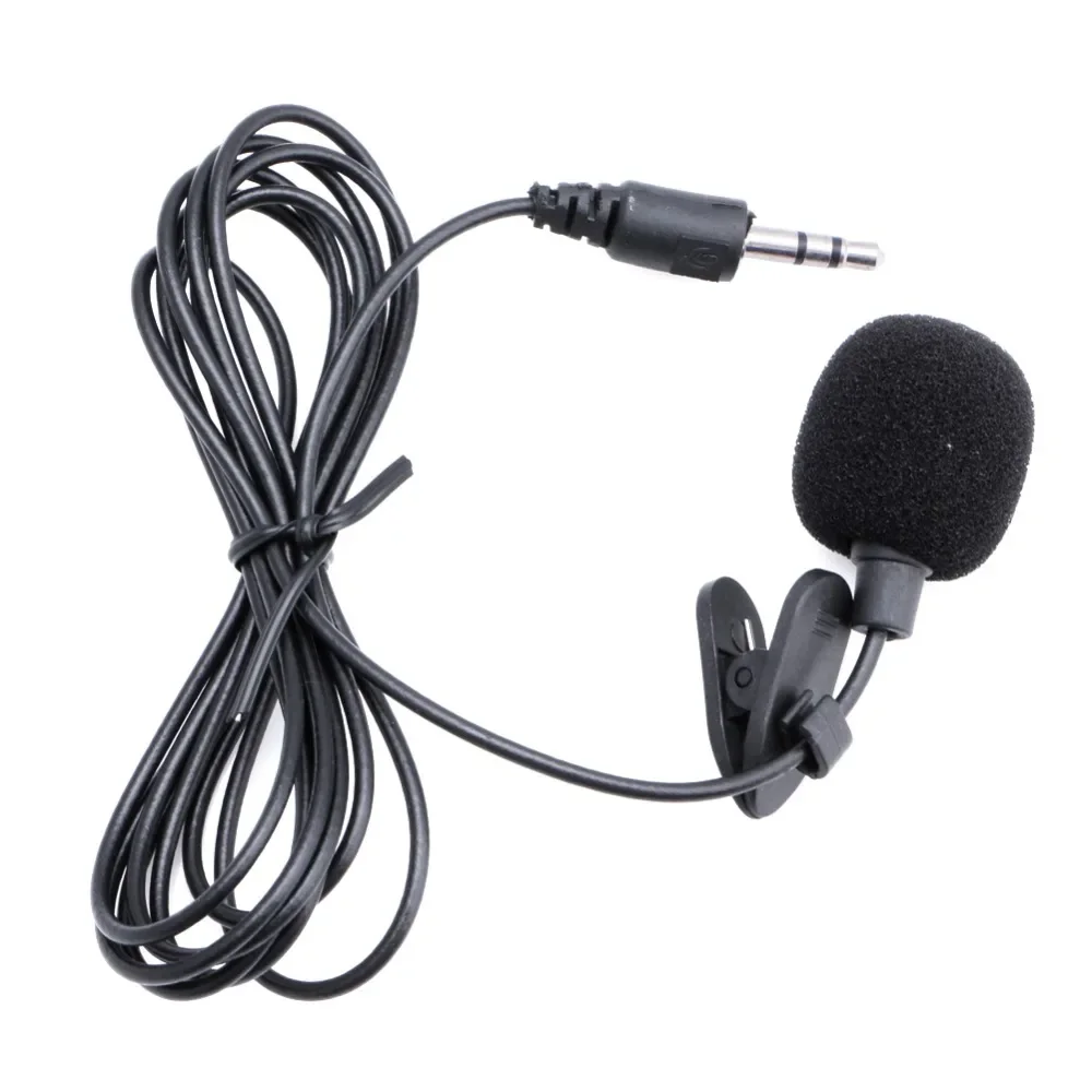 Mini Portable Microphone Condenser Clip-on Lapel Lavalier Mic Wired Mikrofo/Microfon for Laptop for PC