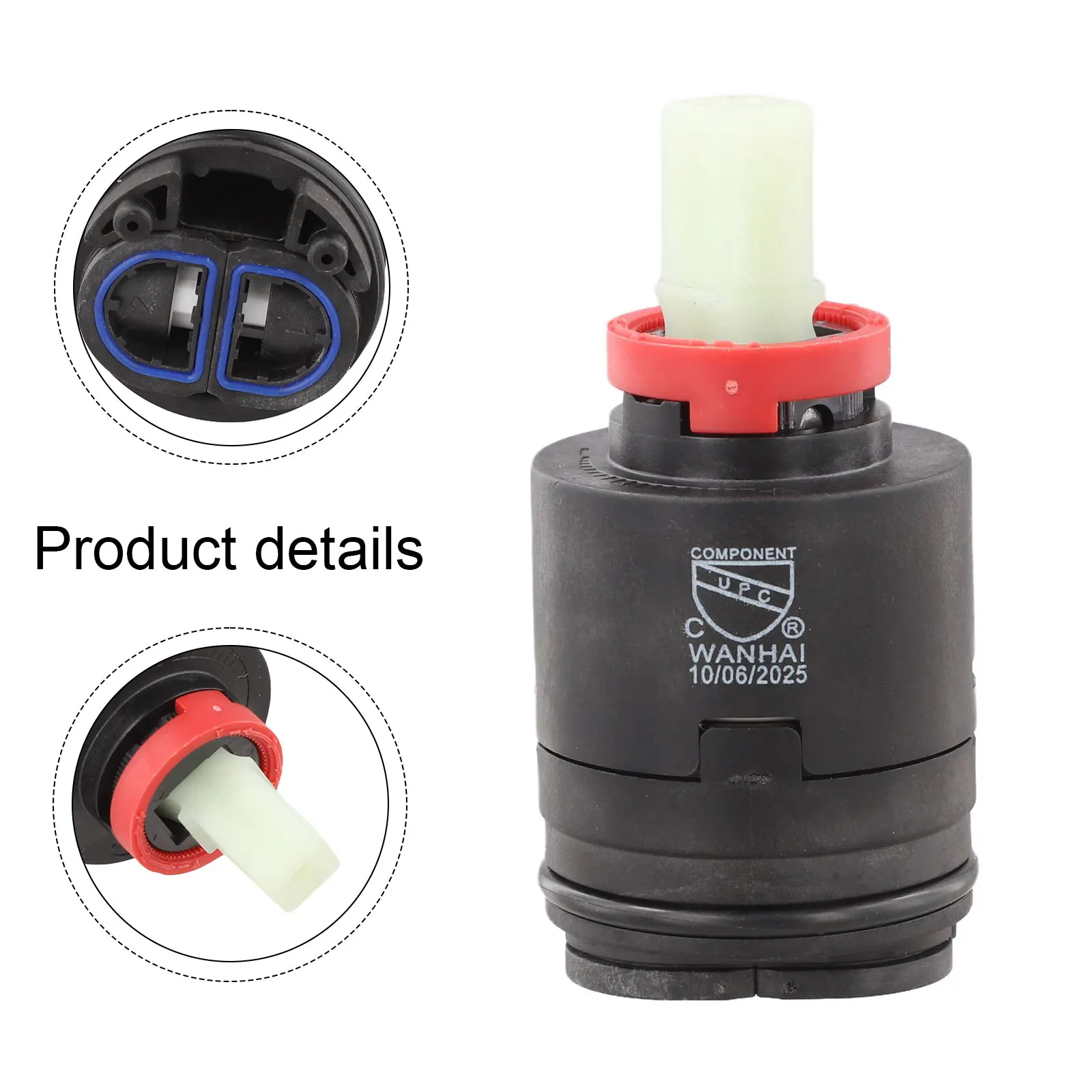 Daily Use Comfortable And Safe Shower 40mm Cartridge Replacement Earthen And Plastic Pressurization Effect Accurate Fit