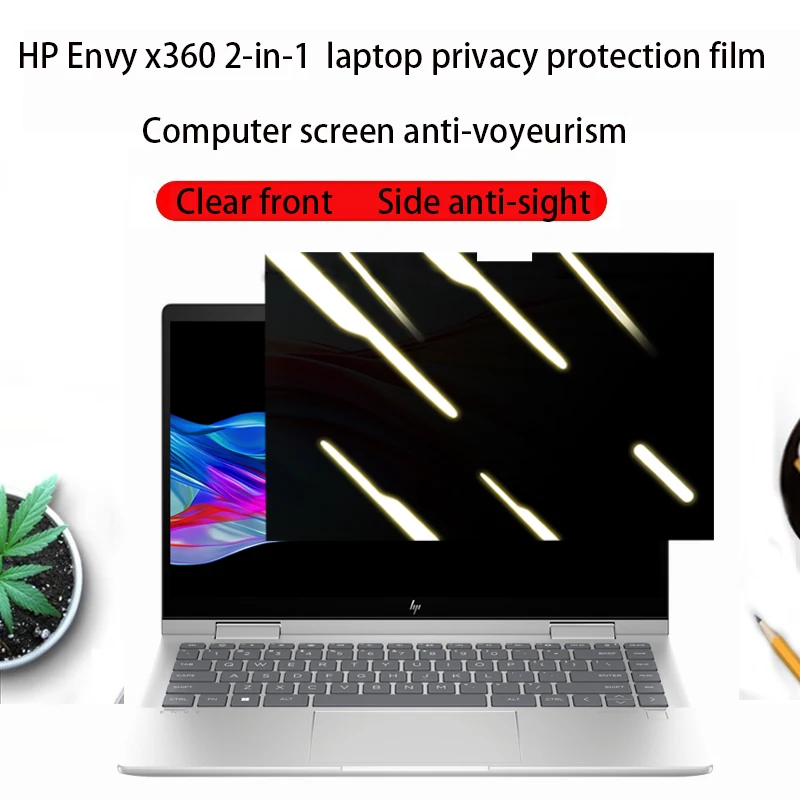 

Для HP Envy x360 2-в-1 16 14-es1097nr защитная пленка для конфиденциальности ноутбука 14t-fc/14z-fa000 противоподглядывающая пленка для компьютера 15-fe1077nr