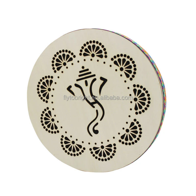 10 Inch Wood River Natural Therapy Stream Ocean Sea Drum With Custom Logo For Yoga Medatation Sound Healing