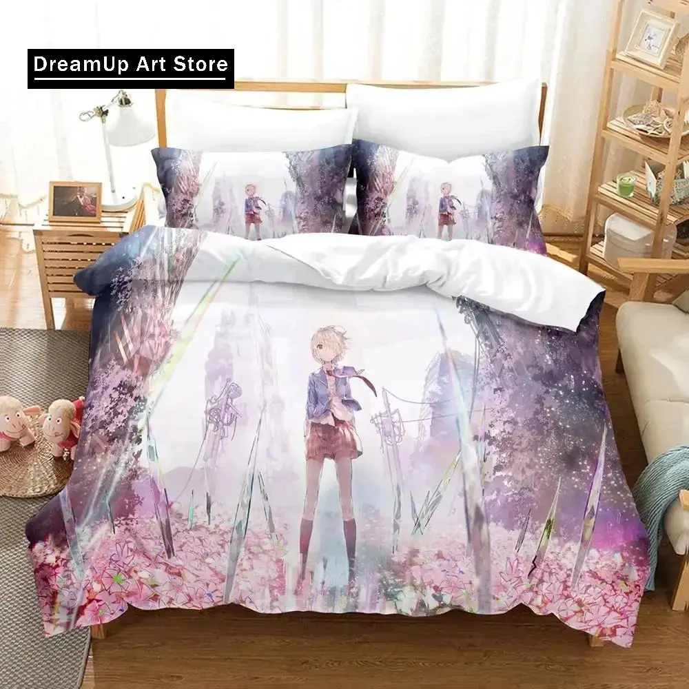 Anime Game Heaven Burns Red Bedding Set Duvet Cover Bed Set Quilt Cover Pillowcase Comforter king Queen Size Boys Adult Bedding