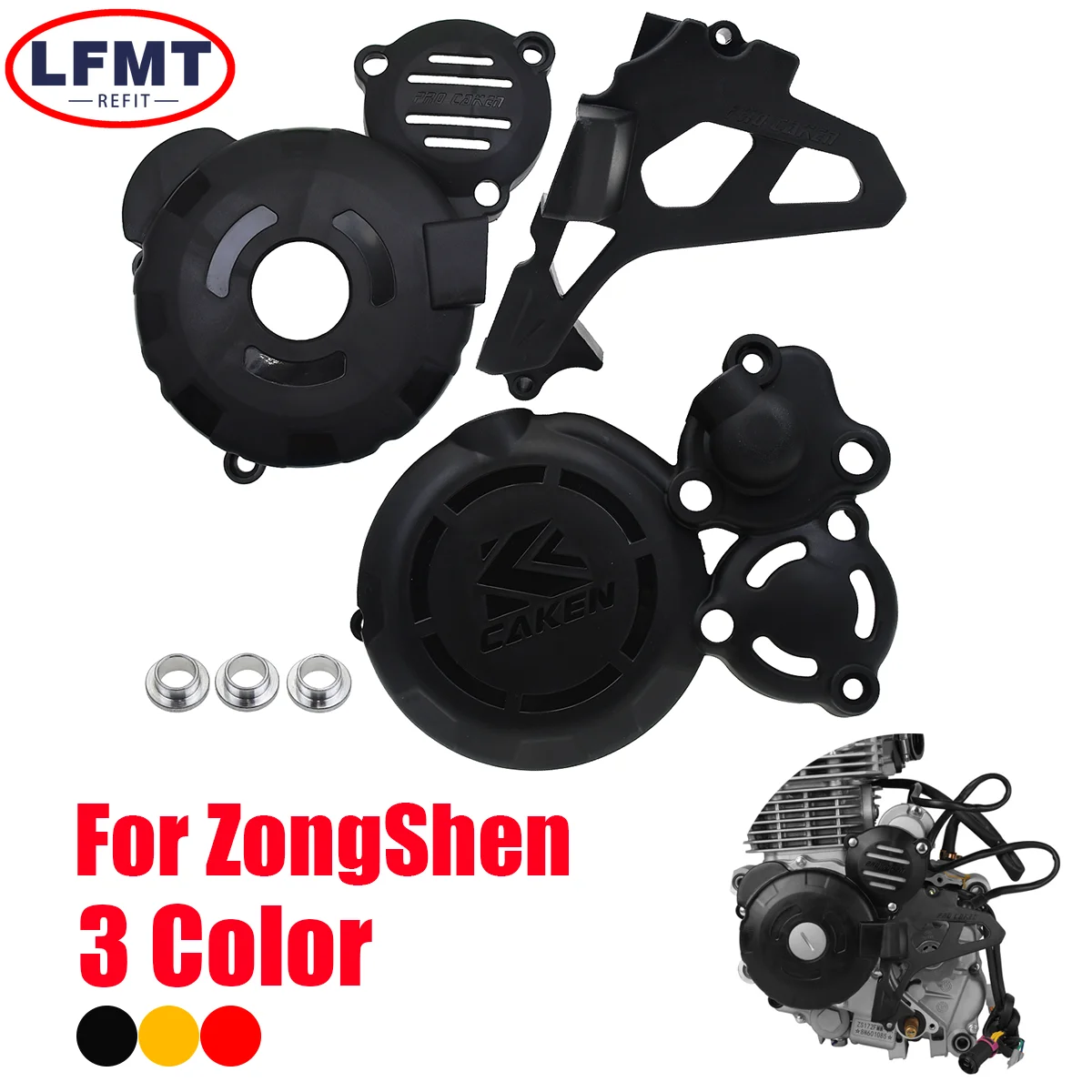 

For Bosuer BSE M6 J1 X6 ZongShen 300cc CBS300 Motorcycle Magnetic Motor Clutch Driver Sprocket Engine Protection Cover