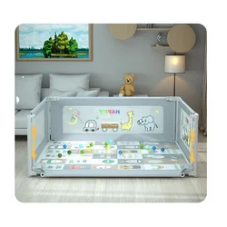 Baby Play Safety Fence Foldable Indoor  Newest Design Top Quality Modern with Gates for Children Playpen