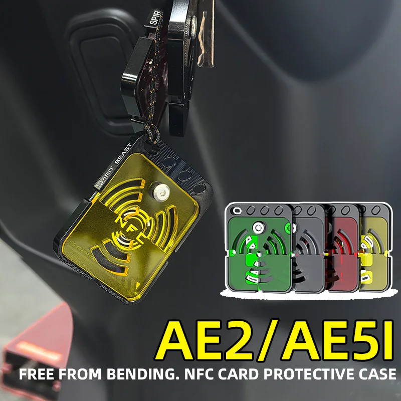 Spirit Beast NFC Card Protective Case for ZEEHO AE2 AE5i Anti-break Smart Key Card Sleeve Electric Scooter Modification Accessor