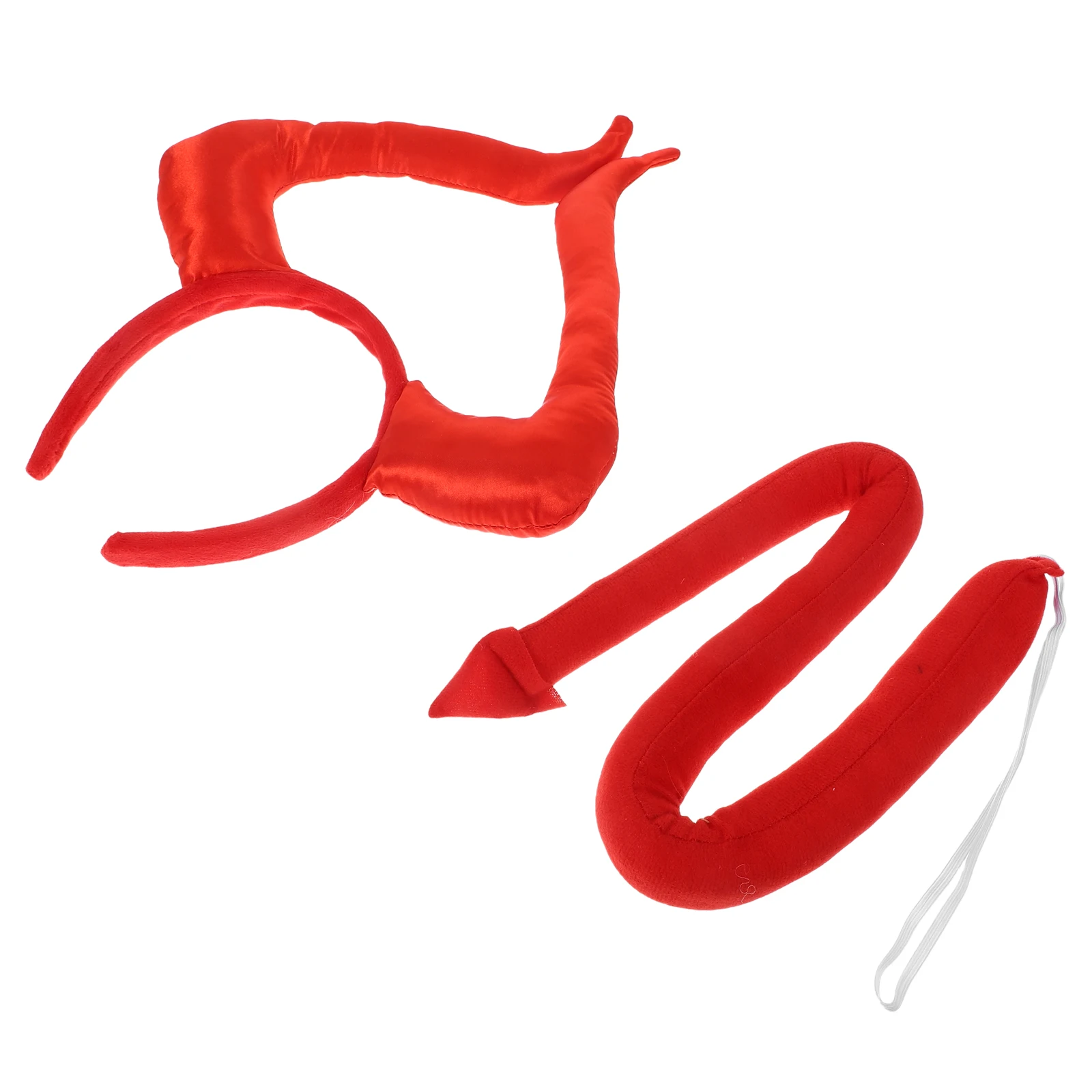 

2pcs Demon Horn Headband Headwear Halloween Hairband Accessories Women Durability Party Cosplay
