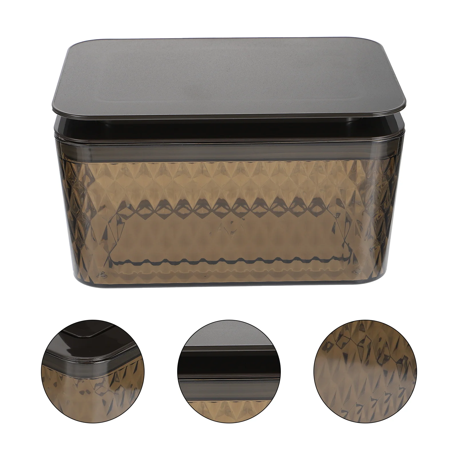 

Wet Material Home Decorative Tissue Office Hotel Napkin Storage Box Restaurant Storage Tissue Box With Lid Container