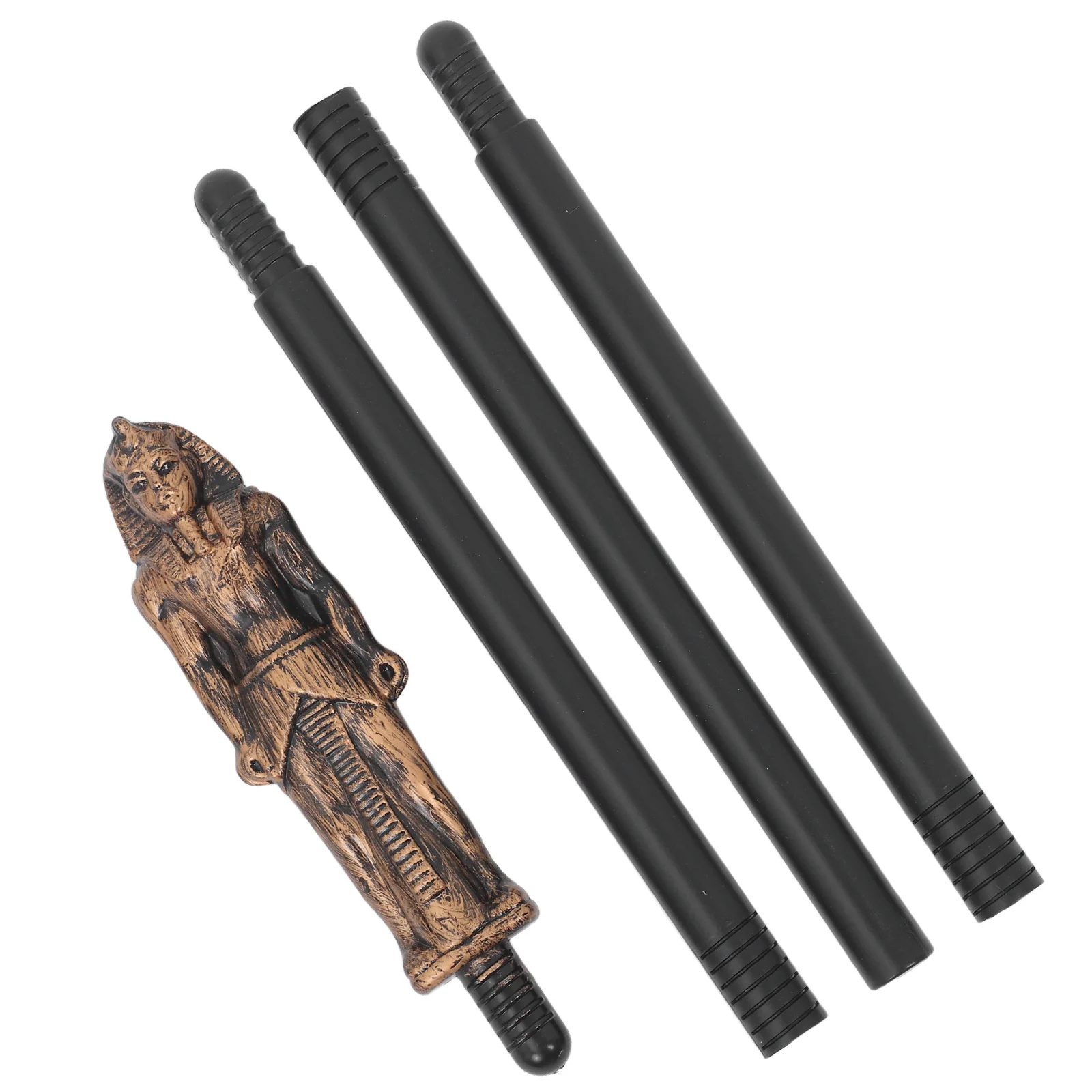 

Party Dress up Stick Cane Cosplay Wizard Wand Plastic Staff Prop Costumes Shepherd Sorcerer Adjustable Length Halloween