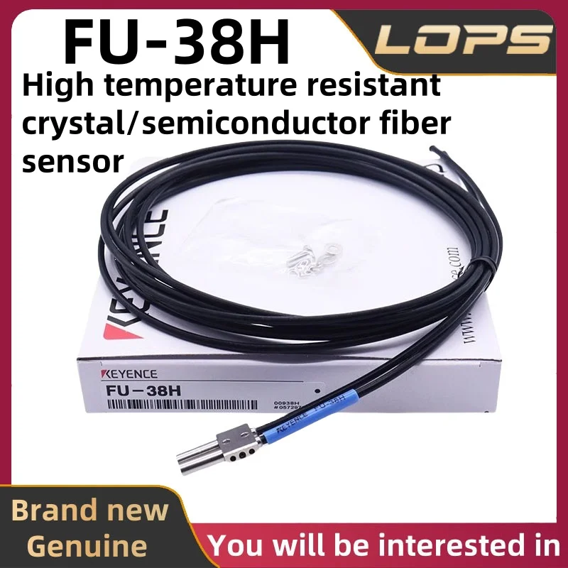 FU-38H KEYENCE High Temperature Resistant Crystal/Semiconductor Fiber Sensor, welcome to consult