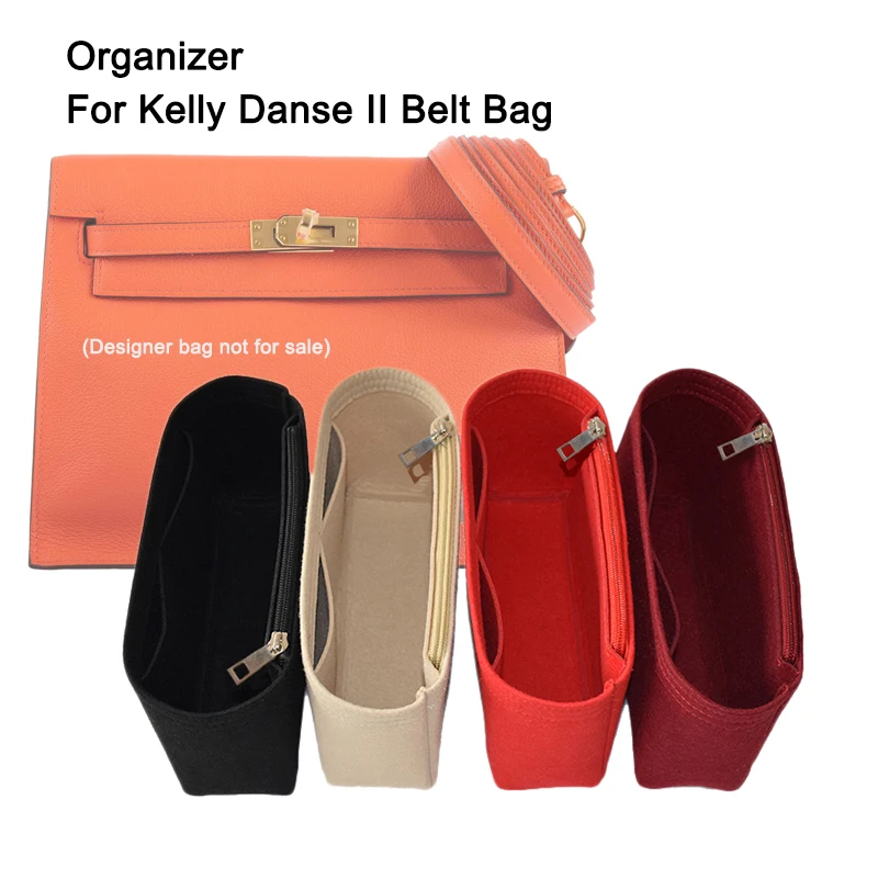 

Purse Insert For Kelly Danse II Belt Bag -22 X 17 X 7 Cm,Customizable Felt Bag Insert Organizer, Bag Liner