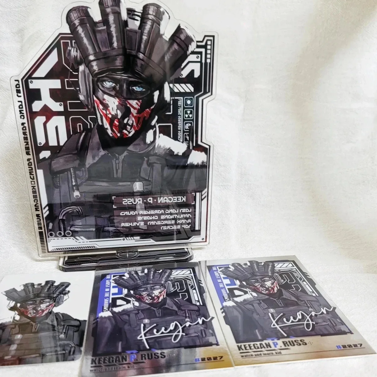 Call of Duty: خصائص Keegan Cosplay: لوحة أكريليك محلية الصنع، هدية إدخال فردية، ورق ملون، جمال الدخن