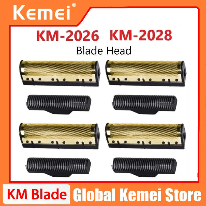 

Оригинальные лезвия Kemei KM-2026/KM-2028 для электробритв: золотая сетка и режущая головка, подходят для плавающих бритвенных головок.