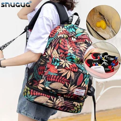 2024 Gym Backpack Woman Dry And Wet Fitness Backpack Women Waterproof Gym Bag Shoe Compartment Mujer Sac De Sport Gymtas Femme