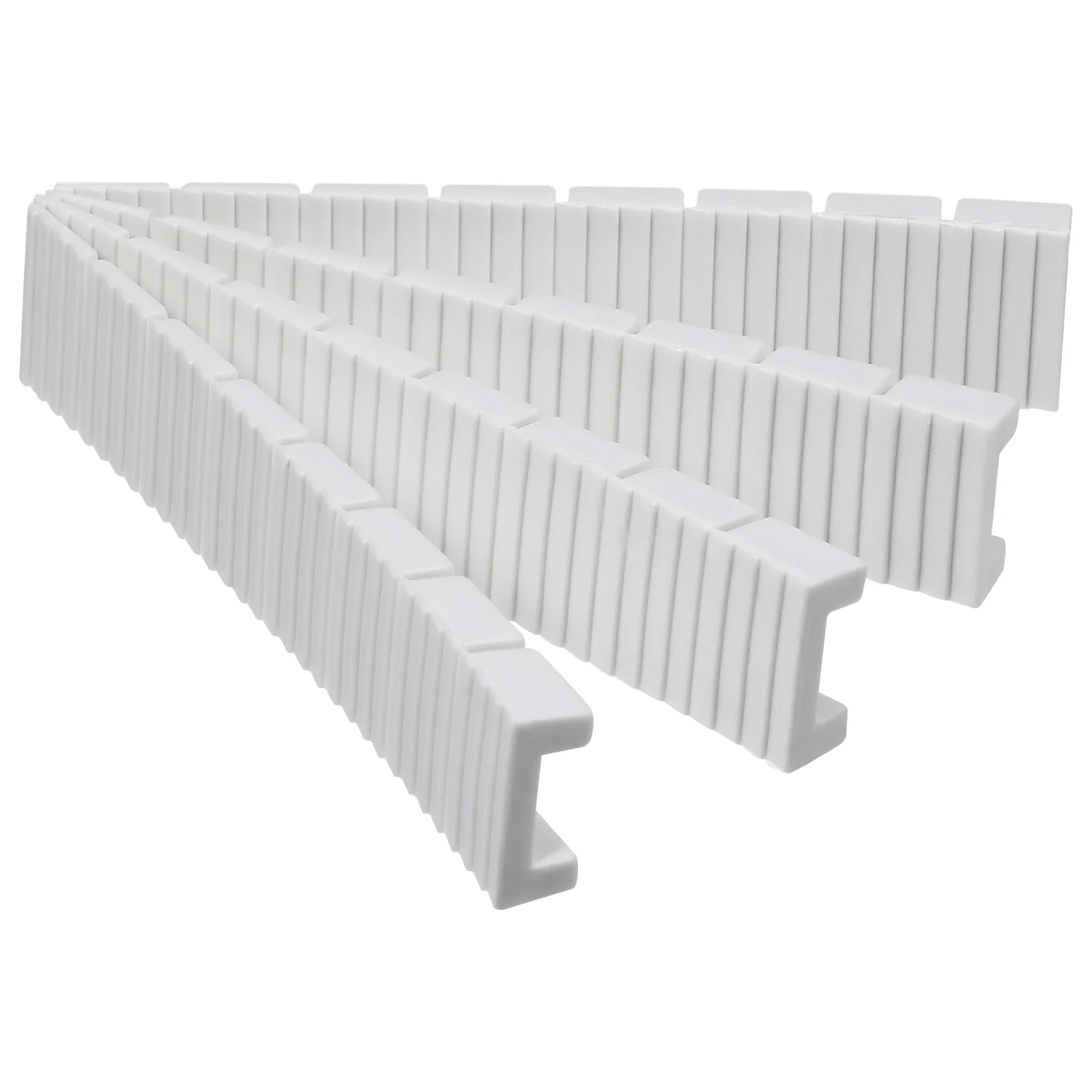 20 Pcs Furniture Leveling Shims ABS Anti Design Free Adjustable Stacking Plastic Spacers For Home Bookshelf Sofa