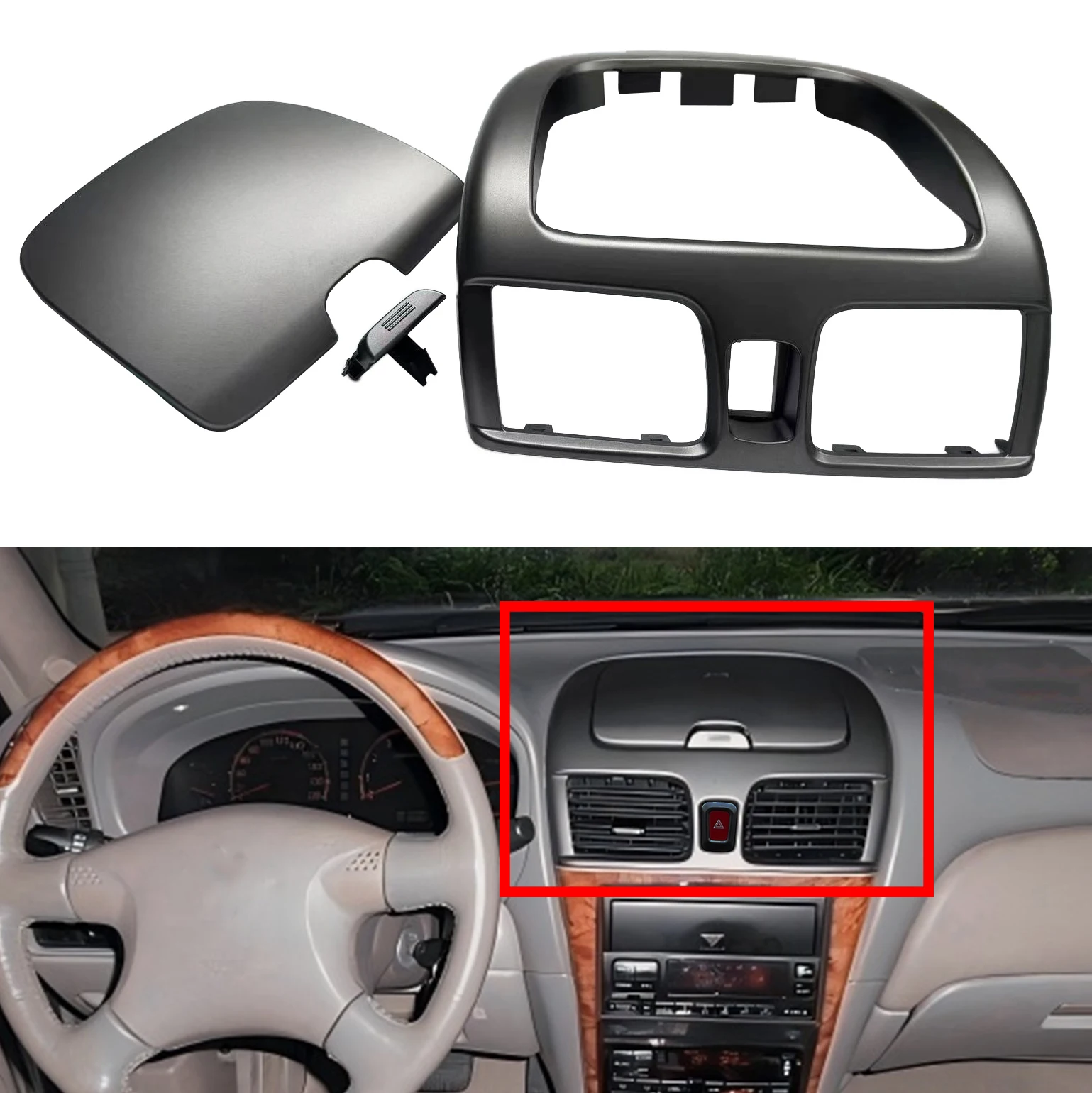 

Новая серая центральная панель кондиционера, вентиляционная панель, подходит для Nissan Sentra 2000-2006 годов, заменяет 68260-5M002-MB 68260-5M003-MB