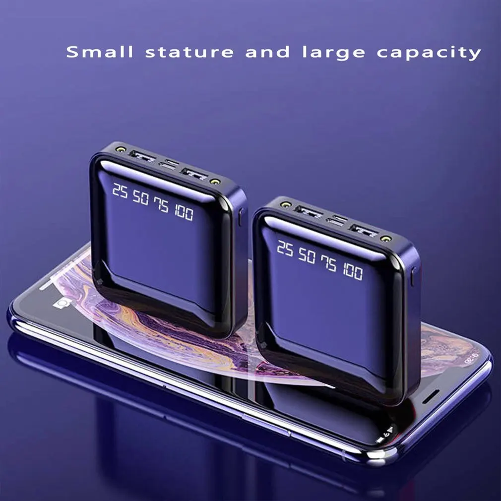 New Power Bank Case 4 in 1 Battery Charge Storage Box Shell USB Type C with Flashlight For Charging Mobile Phones Fast shipping