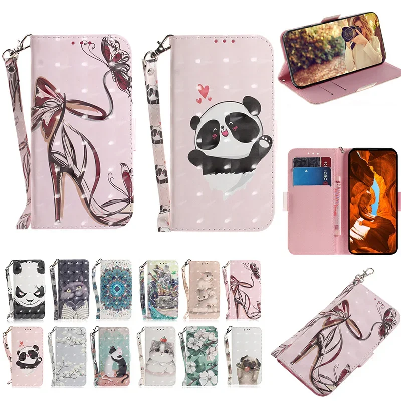 

Stand Flip Wallet Case For Huawei P10 P20 P30 P40 P50 PRO Mate 10 Lite MATE 20 Pro 3D Protect Phone Cover